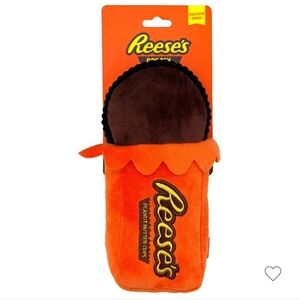 Reese's Pieces Peanut Butter Cup Squeaky Dog Toy